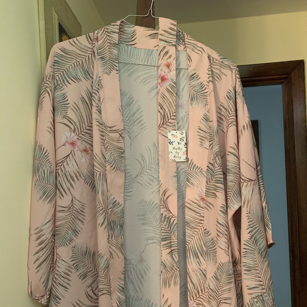 Forever21 oversized kimono with belt